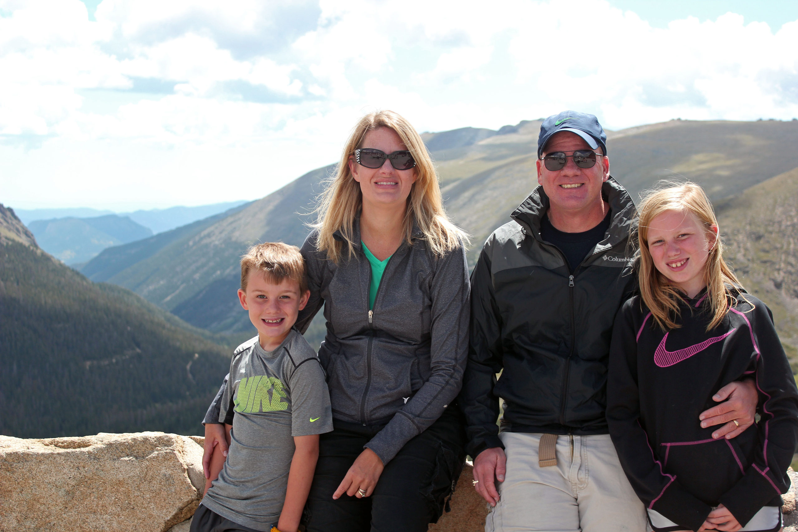 Robertson family national park visit