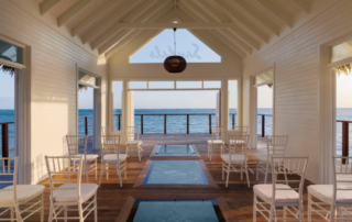 Over water chapel at Sandals South Coast