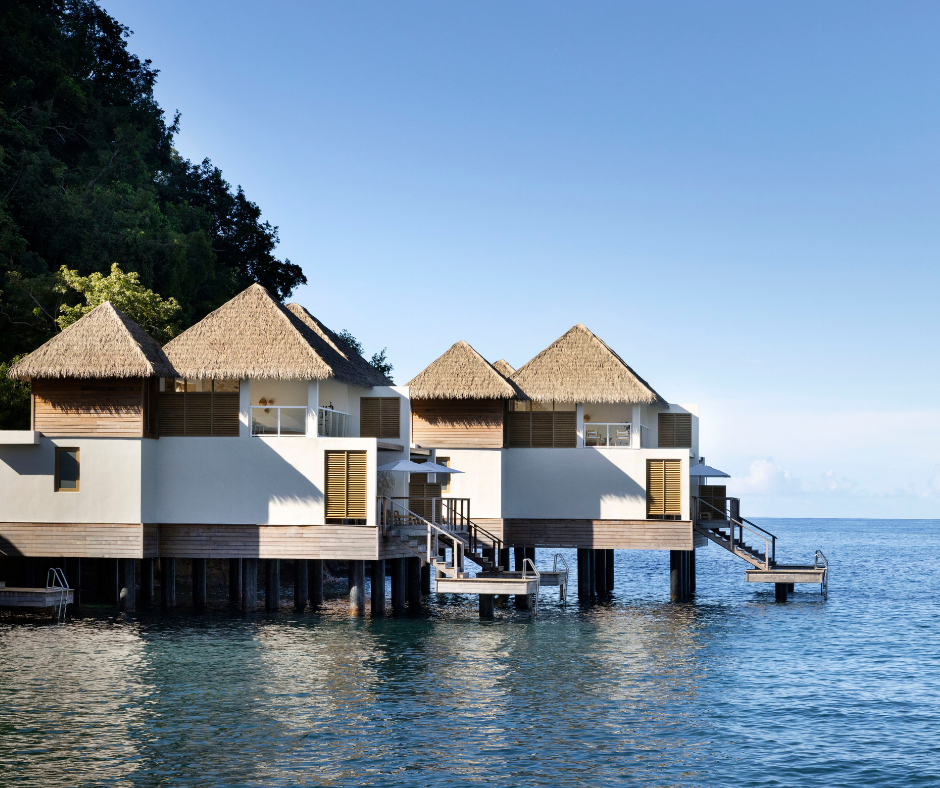 Sandals St. Vincent over water villas