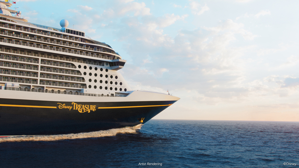 Disney's new cruise ship setting sail on maiden voyage