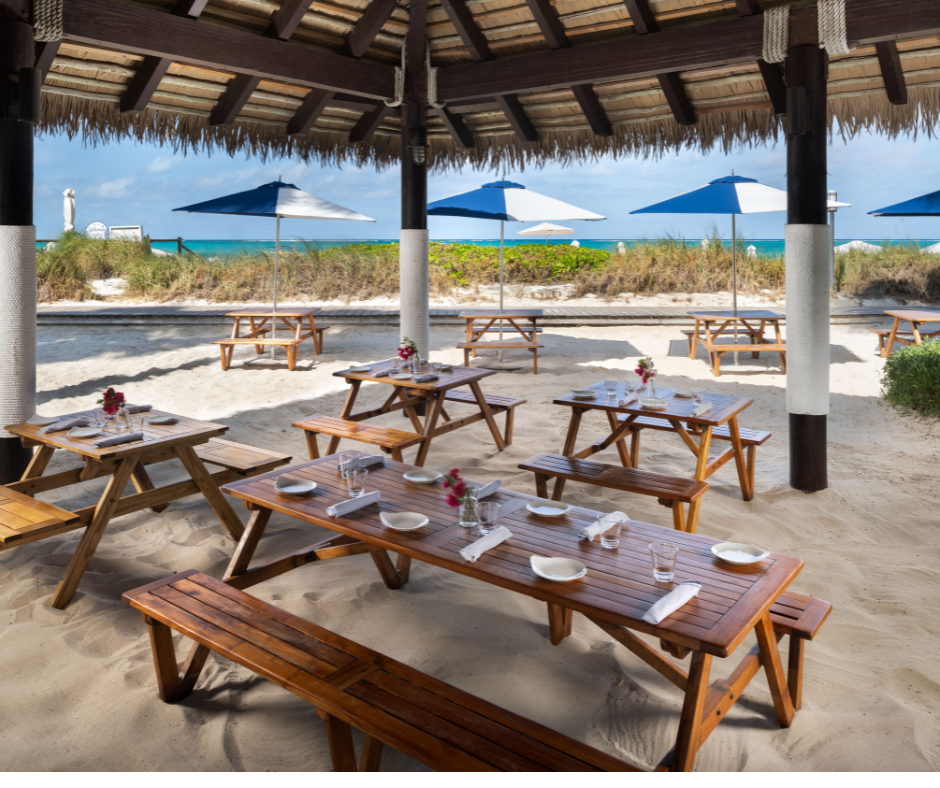 Barefoot in the Sand restaurant at Beaches Turks & Caicos