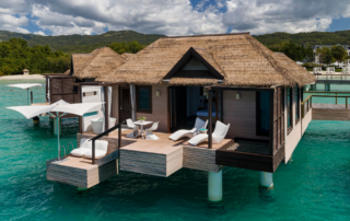 Over water bungalow at Sandals South Coast