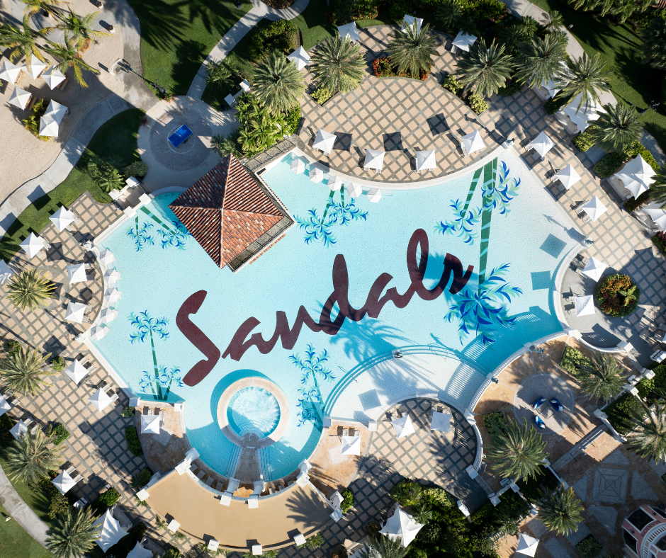 Pool at Sandals Antigua