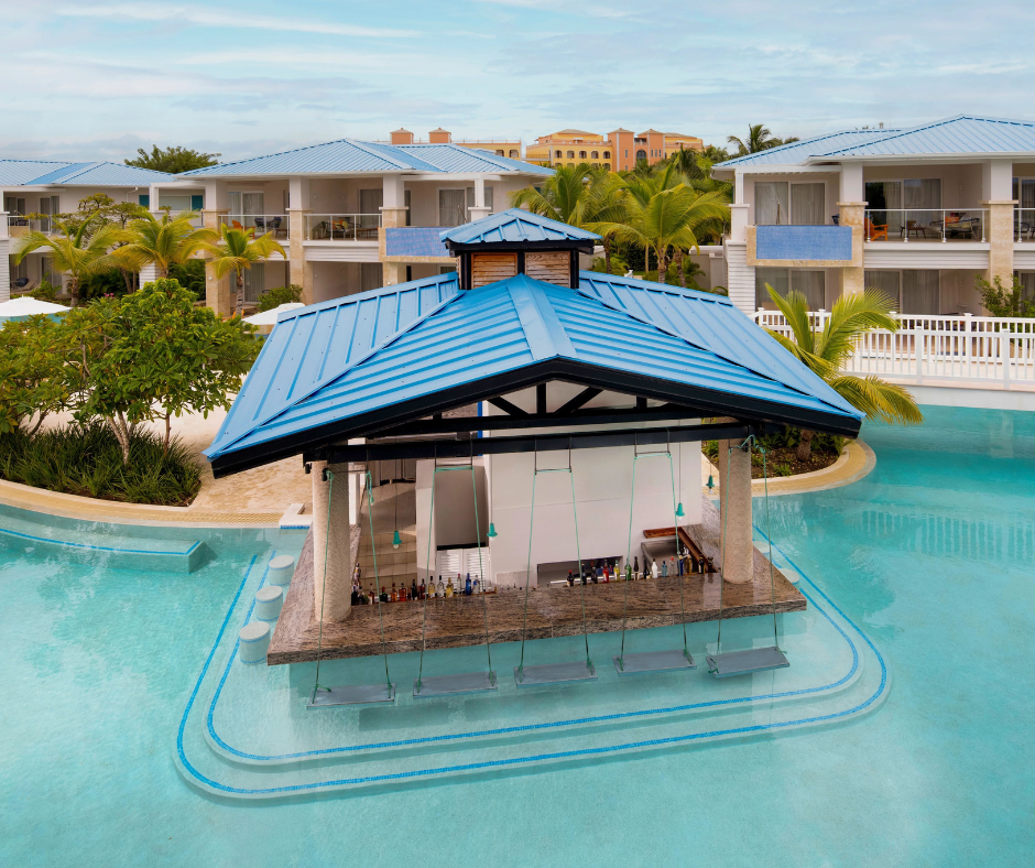 Dreams Cap Cana swim-up bar