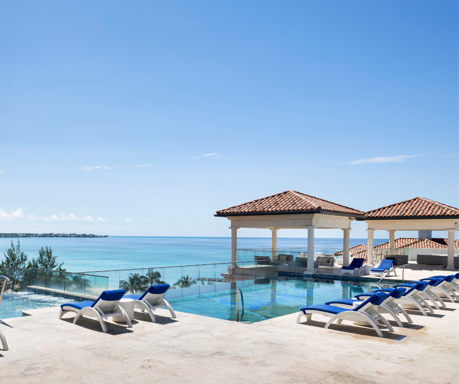 Rooftop pool at Sandals Royal Barbados