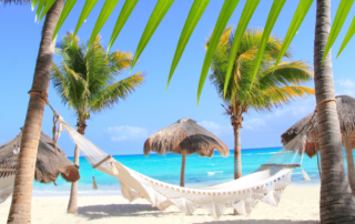 Hammock at Caribbean resort