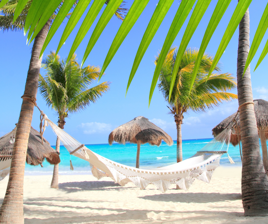 Hammock at Caribbean resort