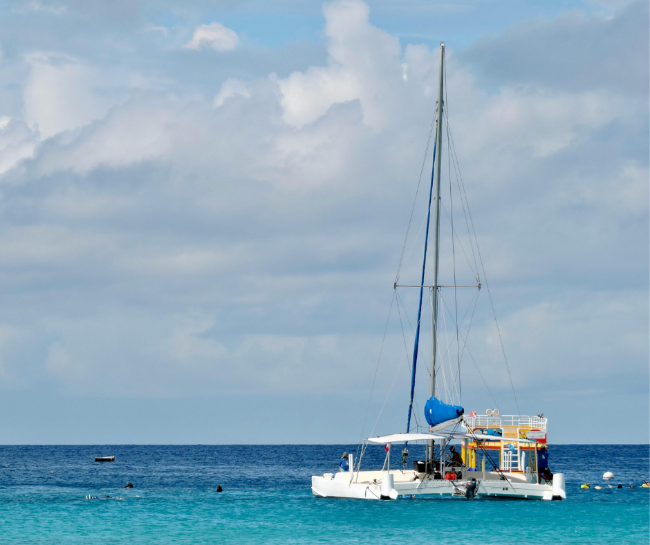 Catamaran in the Caribbean